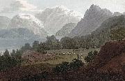 John William Edy Lake Lenongen Germany oil painting artist